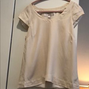 French Connection - off-white Silk Blouse -Size 6